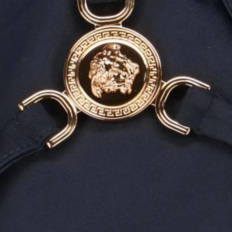 VERSACE Medusa-Plaque Stretched Bikini Bottoms-2