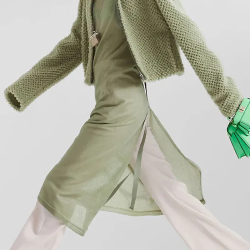 FENDI Jackets Women's Green-3