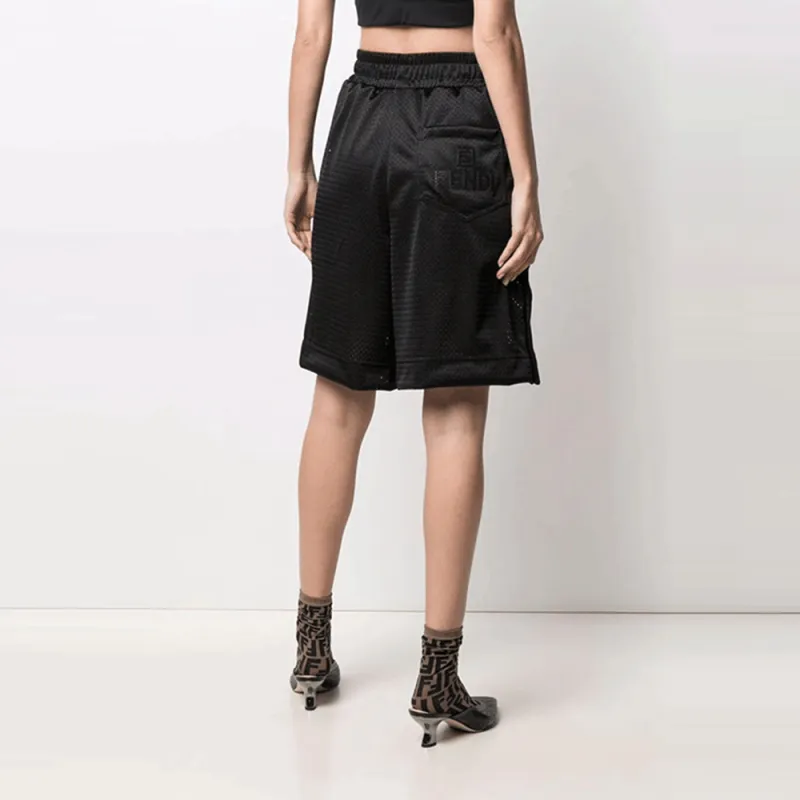 FENDI Casual Shorts Women's Black-2
