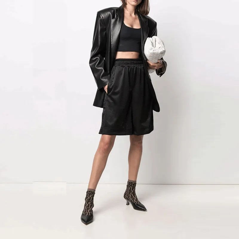 FENDI Casual Shorts Women's Black-1