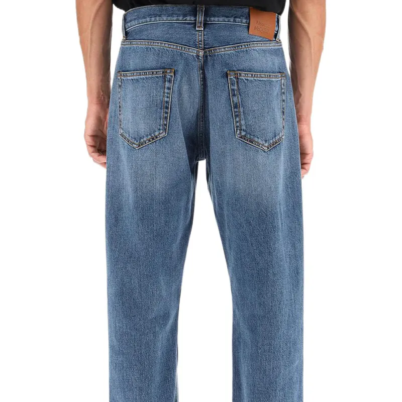 Alexander McQueen Jeans Men Blue-5