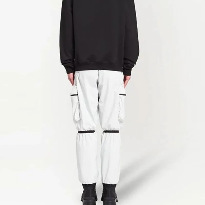 PRADA Printed Cotton Fleece Crewneck Sweatshirt-5