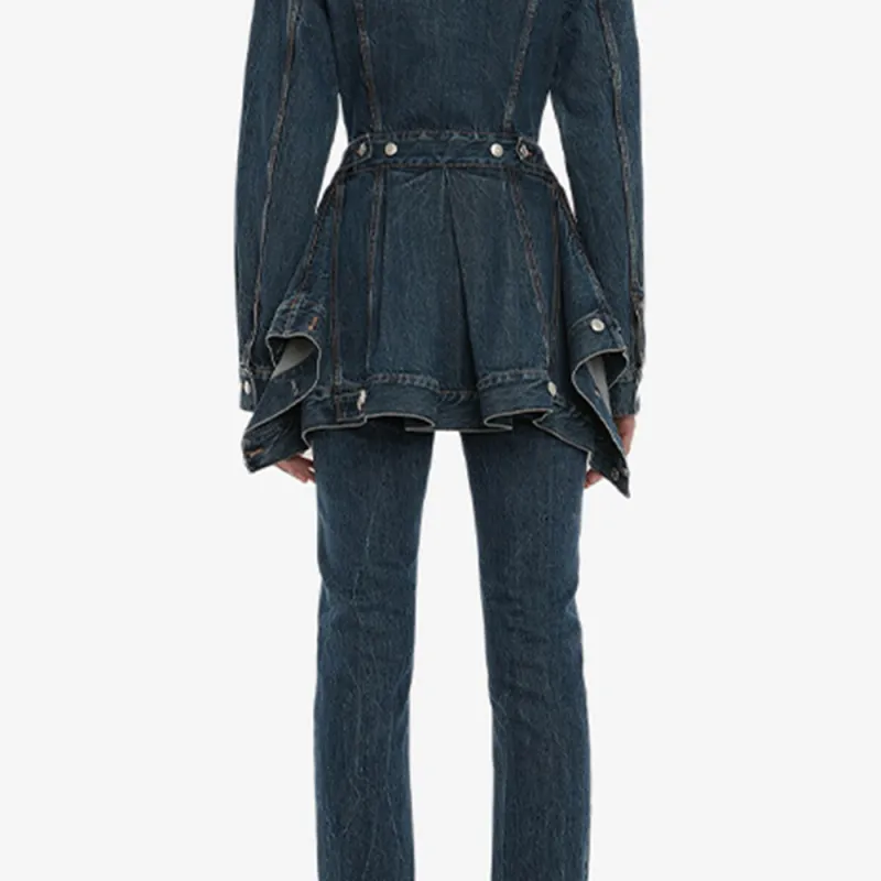 Alexander McQueen Jeans Women's Blue-5