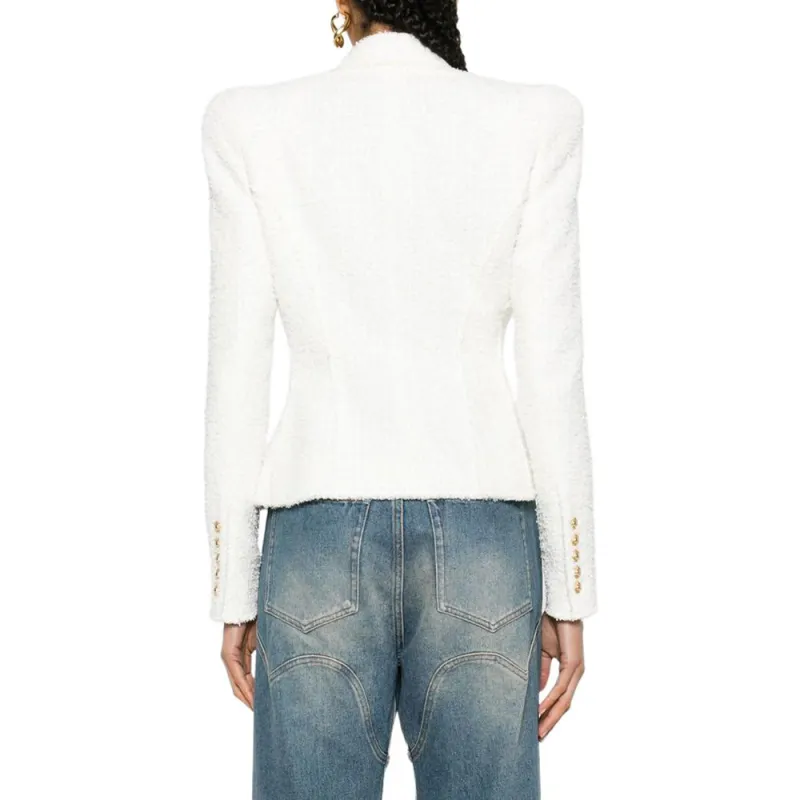 BALMAIN Jolie Madame Tweed Blazer-1
