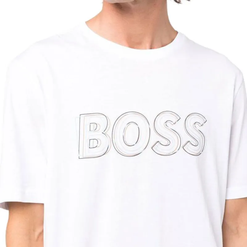 HUGO BOSS SS22 T Shirt Men's White-4