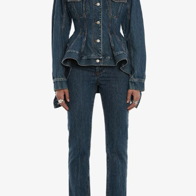 Alexander McQueen Jeans Women's Blue-4