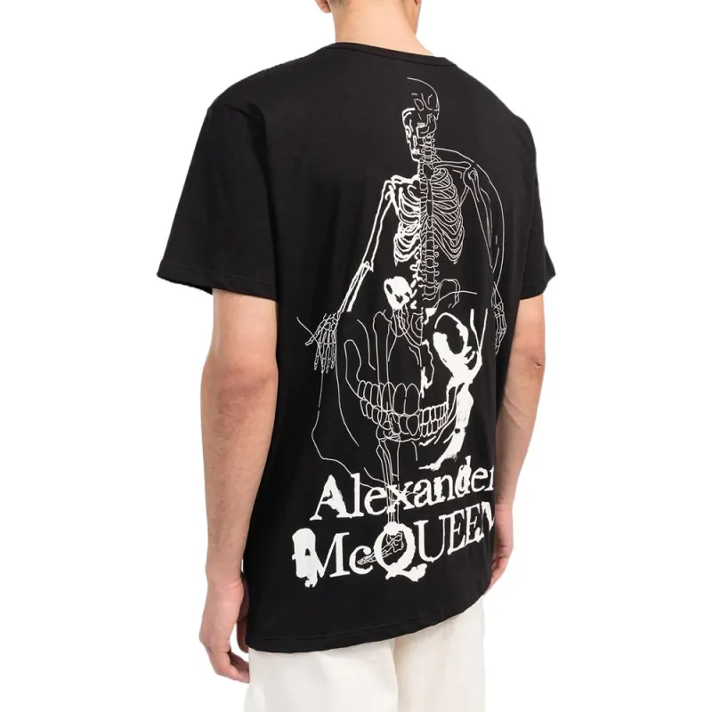 Alexander McQueen T Shirts Men Black-3