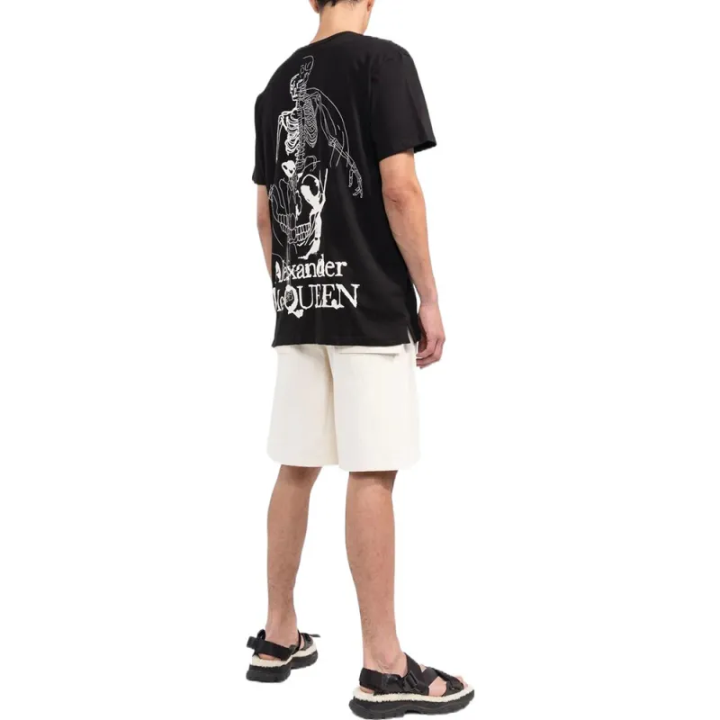 Alexander McQueen T Shirts Men Black-2