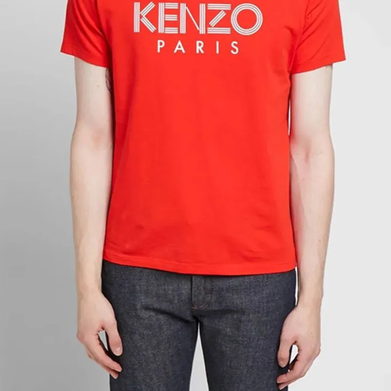 KENZO SS22 Paris Casual T-Shirt Red-4