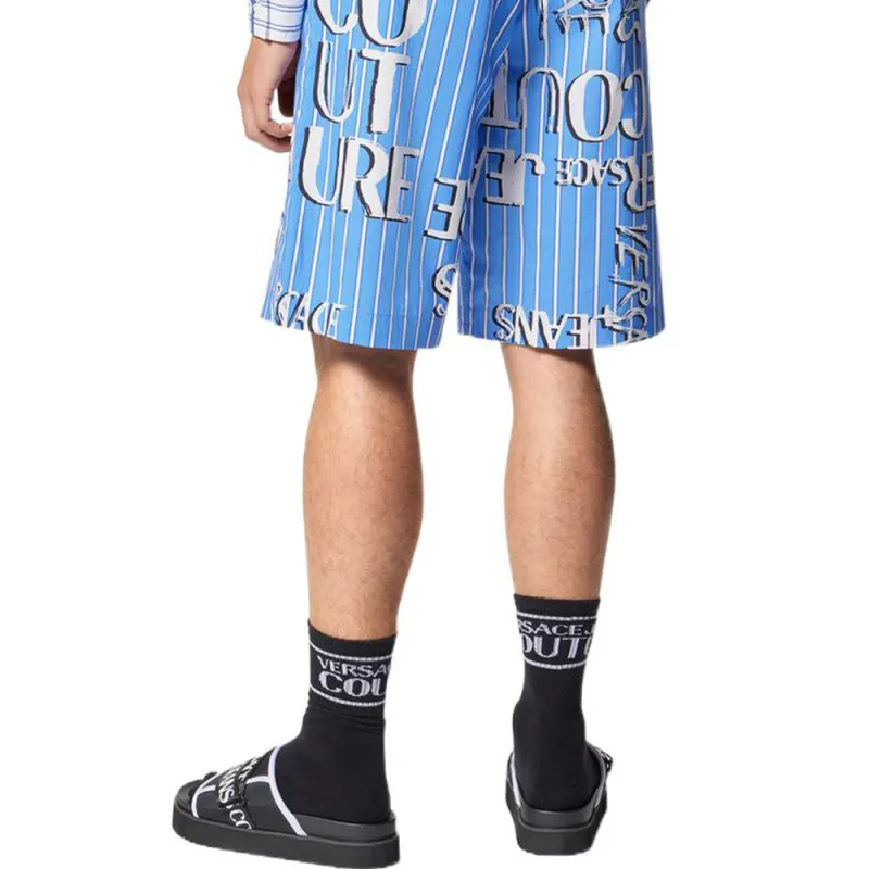 VERSACE JEANS COUTURE SS23 Casual Shorts Men's Blue-2
