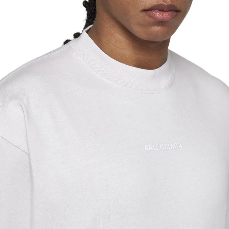 Balenciaga T Shirts Men Ecru-5