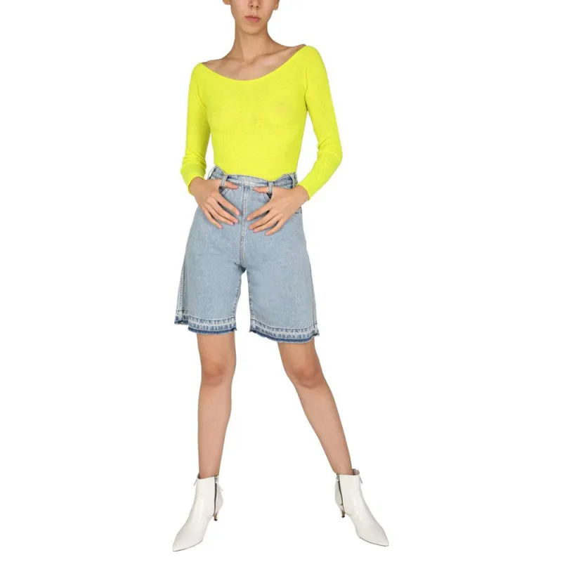 PHILOSOPHY DI LORENZO SERAFINI Denim Bermuda Shorts-3