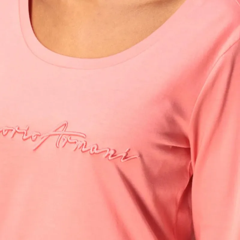 EMPORIO ARMANI T Shirts Women's Pink-2