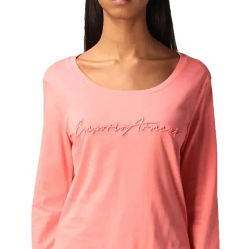 EMPORIO ARMANI T Shirts Women's Pink-3