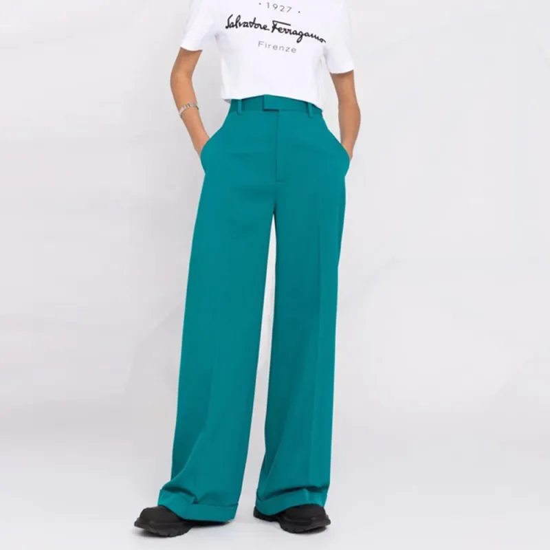 FERRAGAMO Letter Print Crew Neck Short Sleeved T Shirt T Shirt Women's White-4