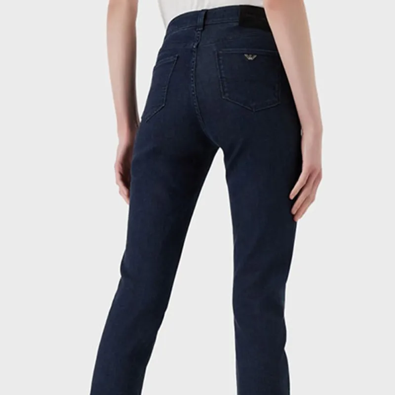 EMPORIO ARMANI J20 High waisted Super skinny Leg Jeans In Stretch Denim-5