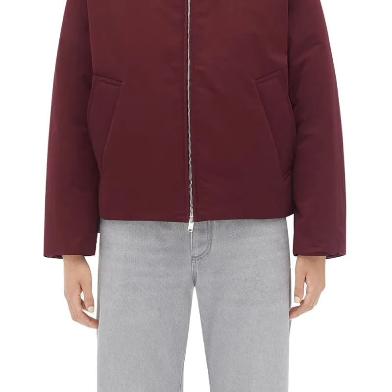Bottega Veneta Tech Nylon Puffer Jacket 'Burgundy'-3