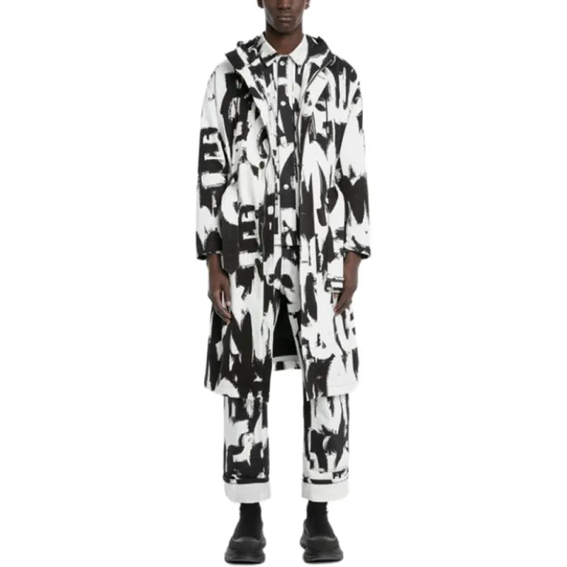 Alexander McQueen SS22 Trench Coat Men's White-1