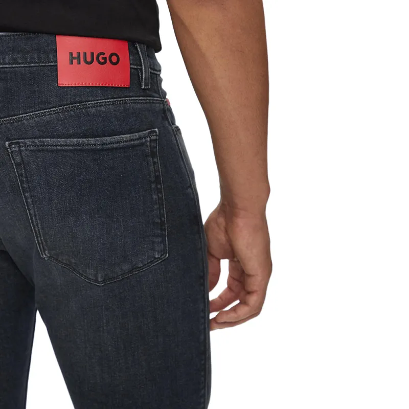 HUGO BOSS Faded effect Slim cut Jeans-5