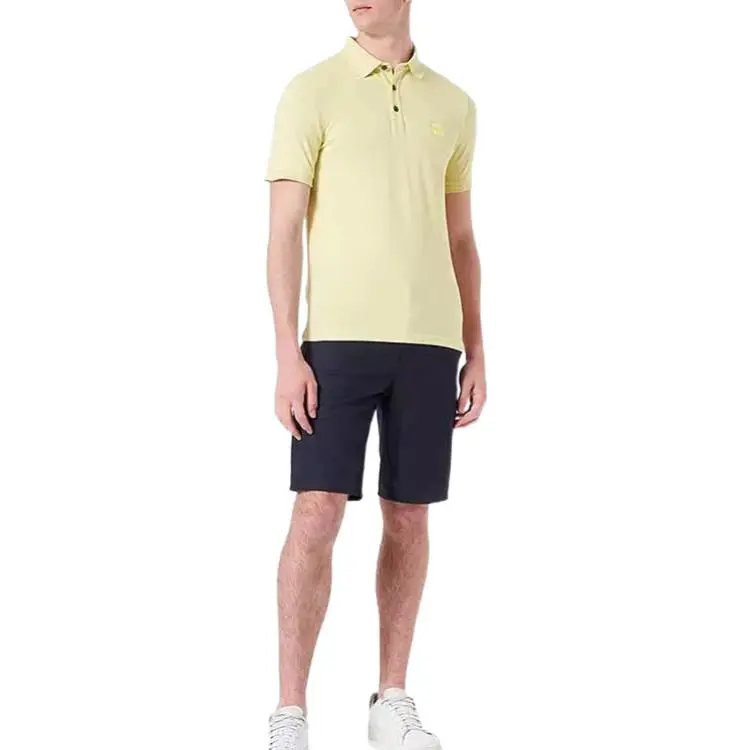 HUGO BOSS Polo Shirts Men Yellow-3