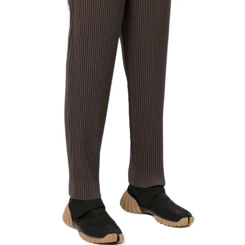 Homme Plissé Issey Miyake FW22 Casual Pants Men's Dark Brown-5