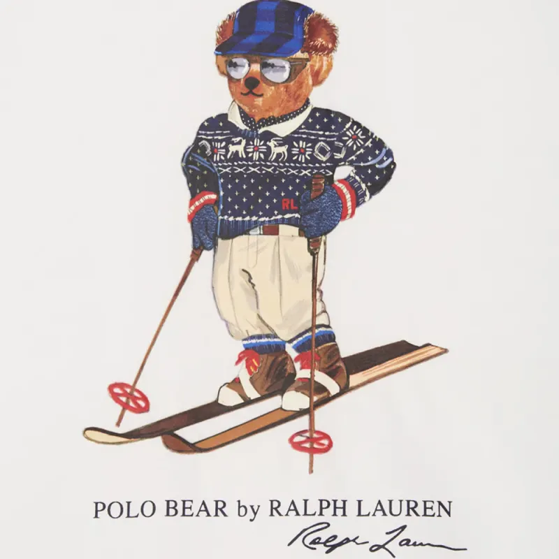 Polo Ralph Lauren Teddy Bear print Cotton T shirt-4