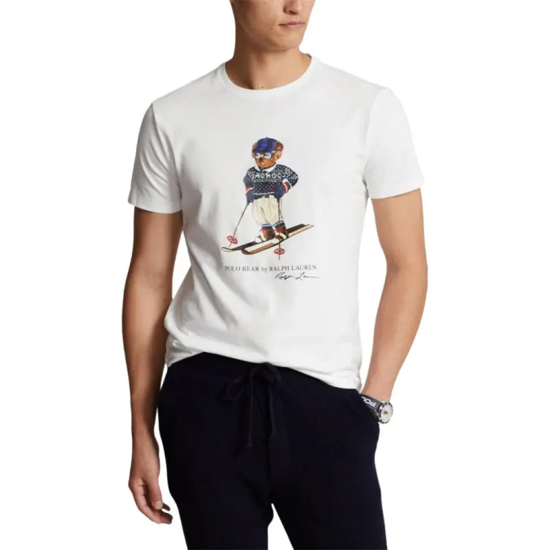 Polo Ralph Lauren Teddy Bear print Cotton T shirt-2