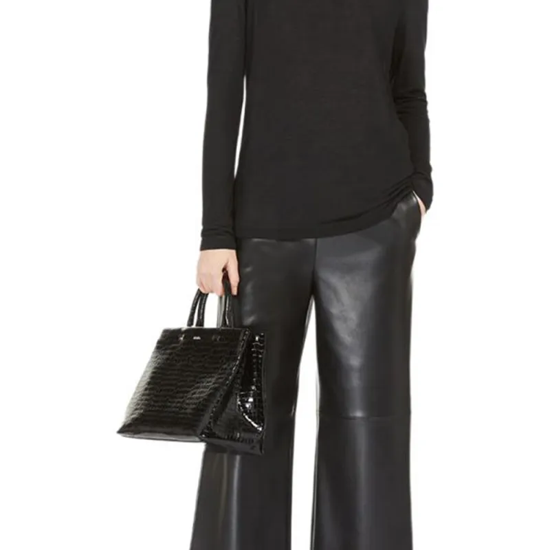 'S MAX MARA Luciana Straight Leg Cropped Trousers-4