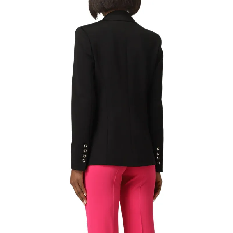 PINKO SS22 Business Suits Coats Women's Black-1