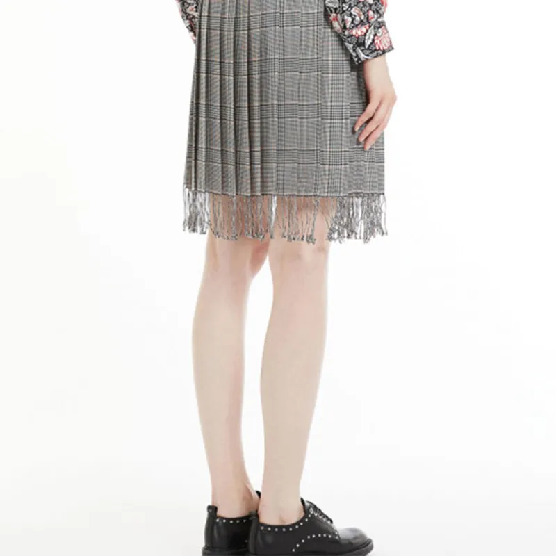 WEEKEND MaxMara FW22 Casual Long Skirts Women's Black-5