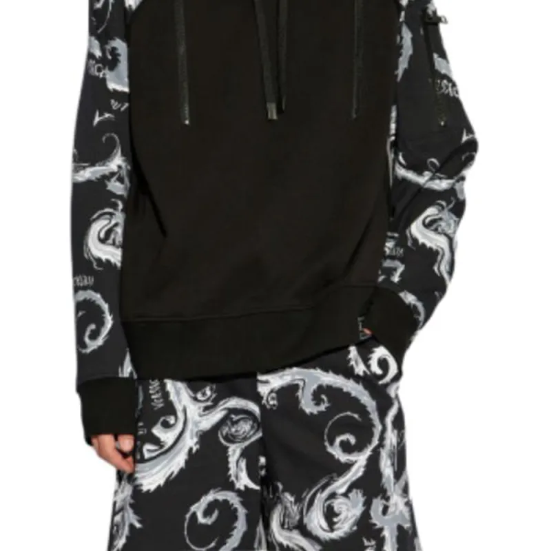 VERSACE JEANS Baroque print Sweatshirt-4