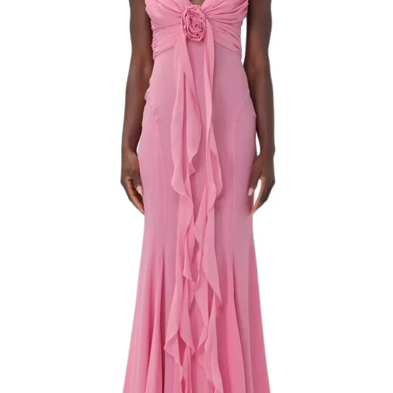 Blumarine SS24 Slip Dresses Women's Rose Pink-6