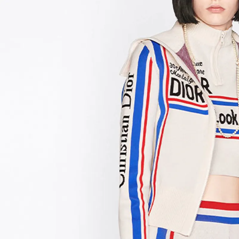 DIOR SS22 Crop Tops Women's White-3