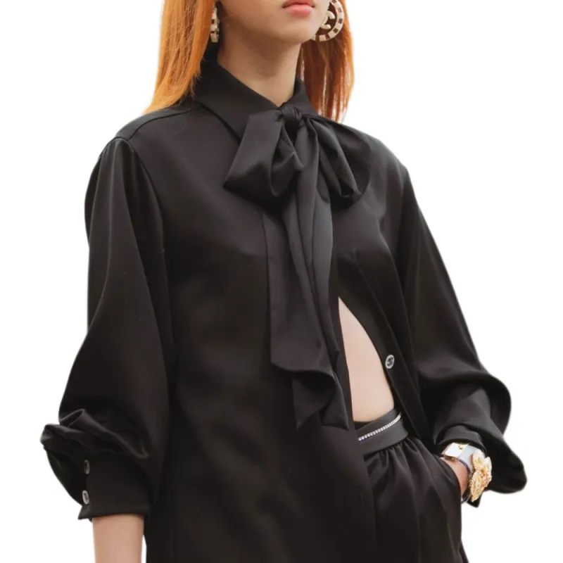 CHANEL Shirts Women's Black-4