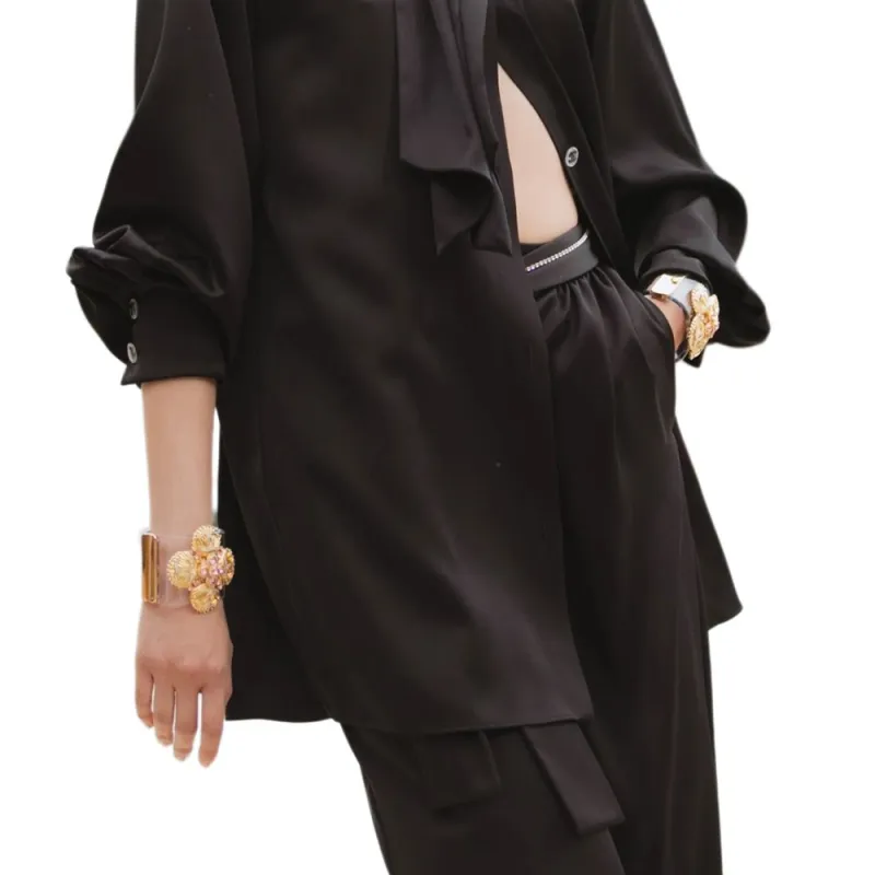 CHANEL Shirts Women's Black-5