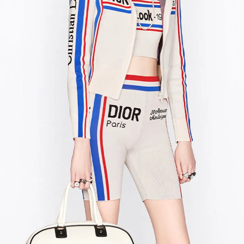 DIOR SS22 Crop Tops Women's White-4