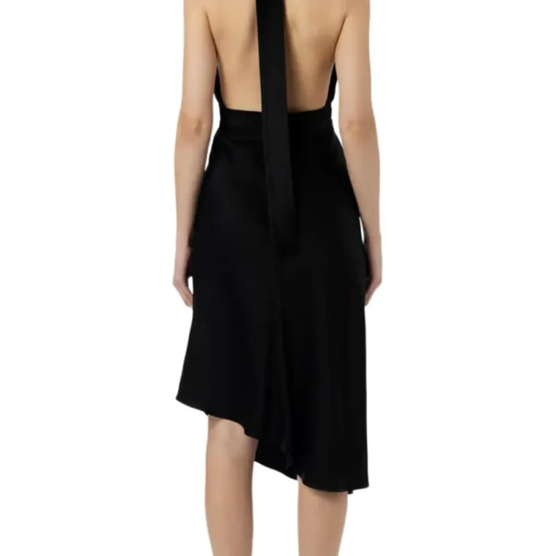 Elisabetta Franchi Sleeveless Asymmetric Midi Dress-4