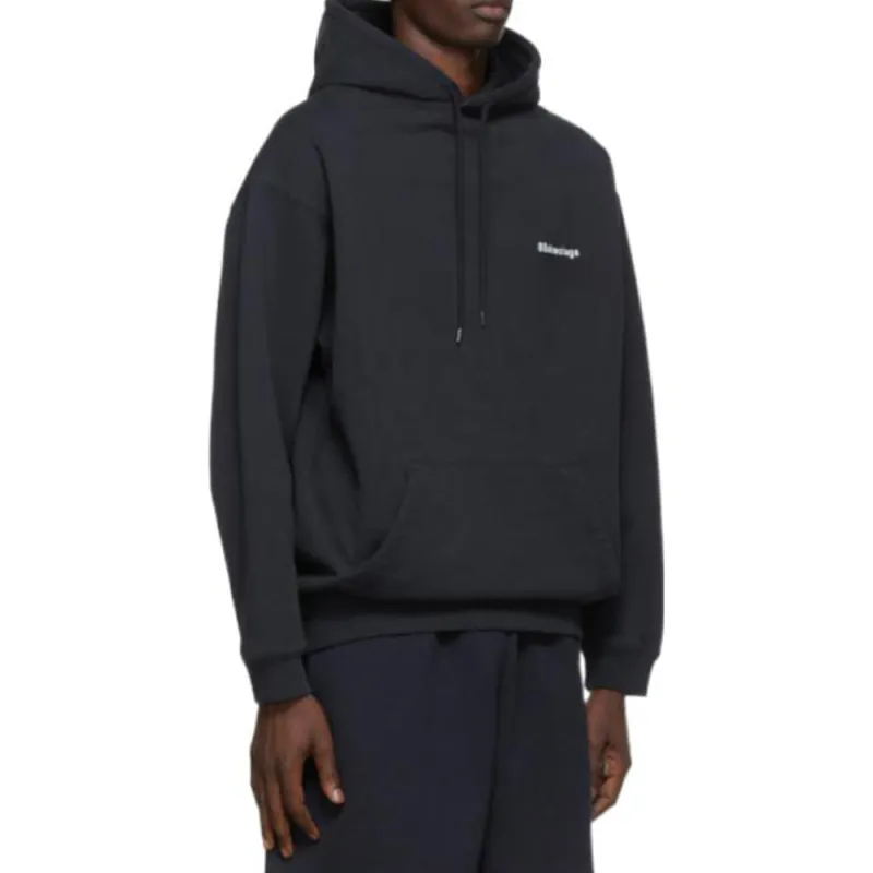 Balenciaga Corporate Logo Popover Hoody-2