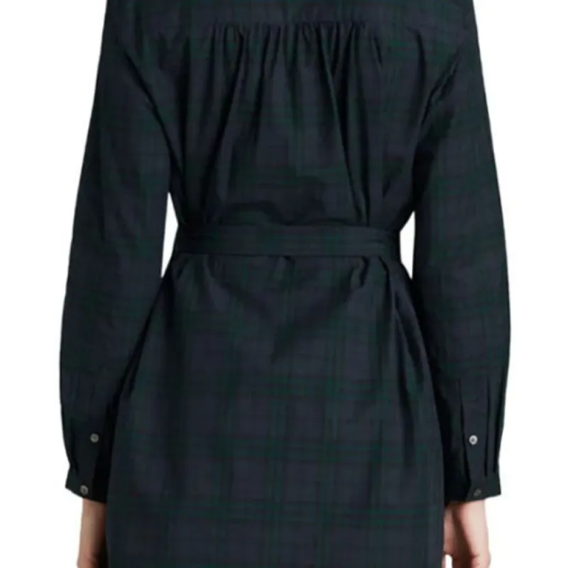Burberry Long Sleeved Dress Women's Multicolor-5