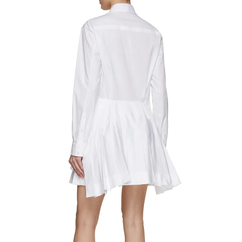Alaia Long Sleeved Shirt Dress-1