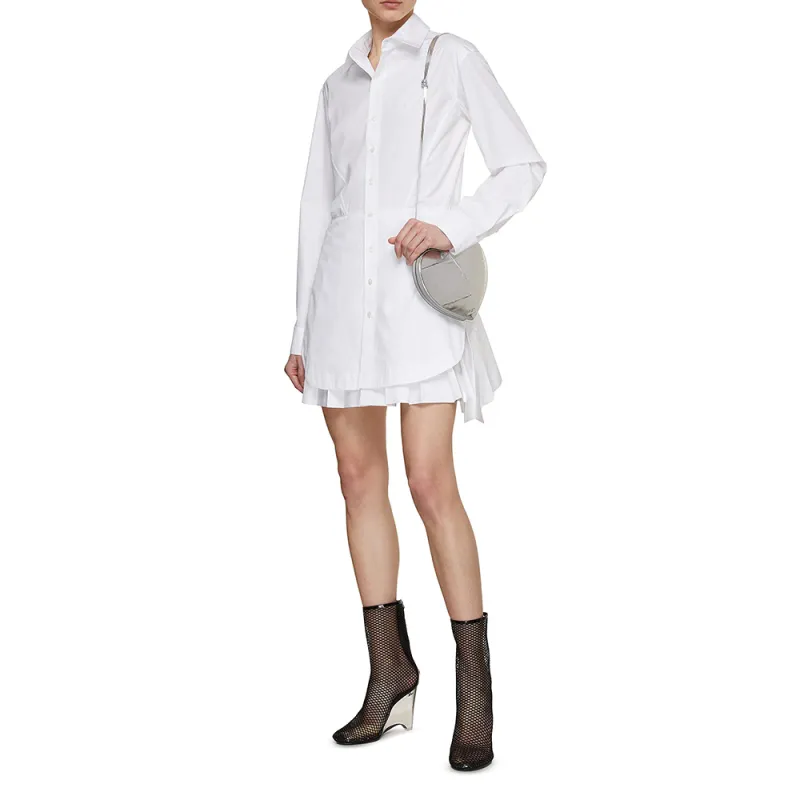 Alaia Long Sleeved Shirt Dress-2