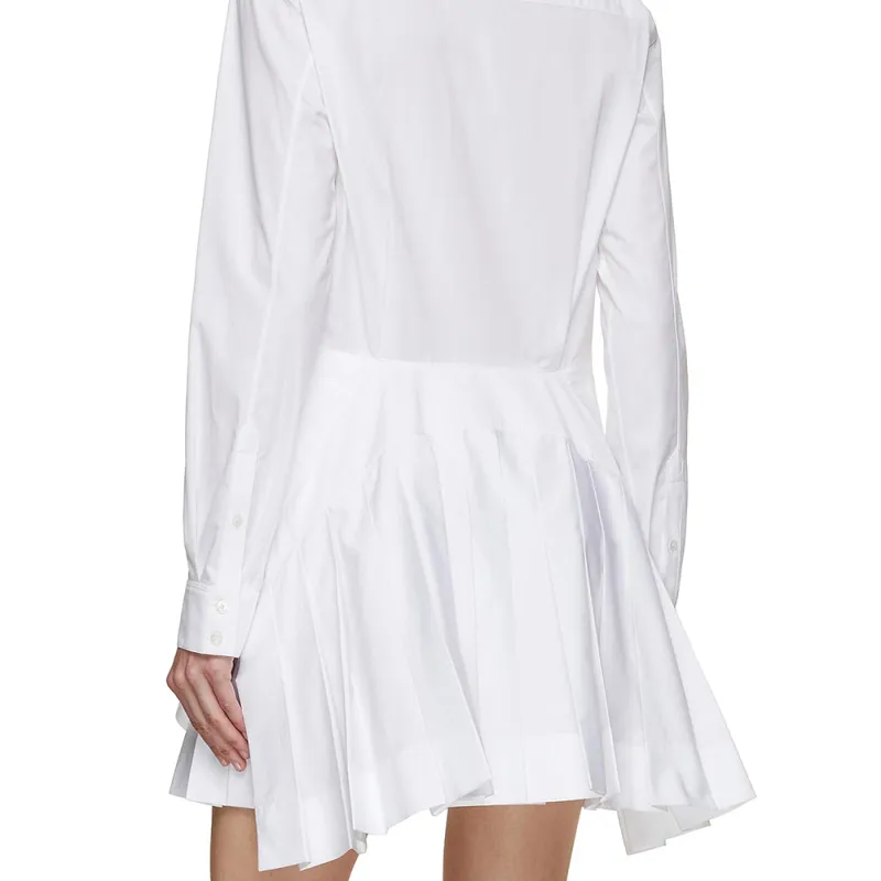 Alaia Long Sleeved Shirt Dress-4