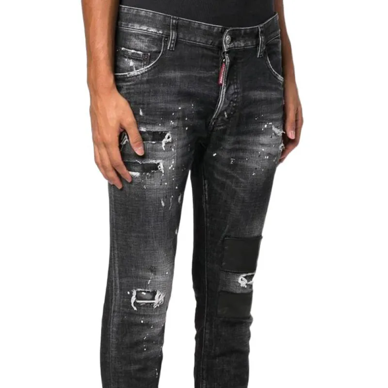 DSQUARED 2 Distressed Skinny Jeans-4