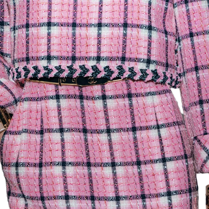 CHANEL 24 Spring New Arrivals Long-Sleeved Dresses Women's Multicolor-5