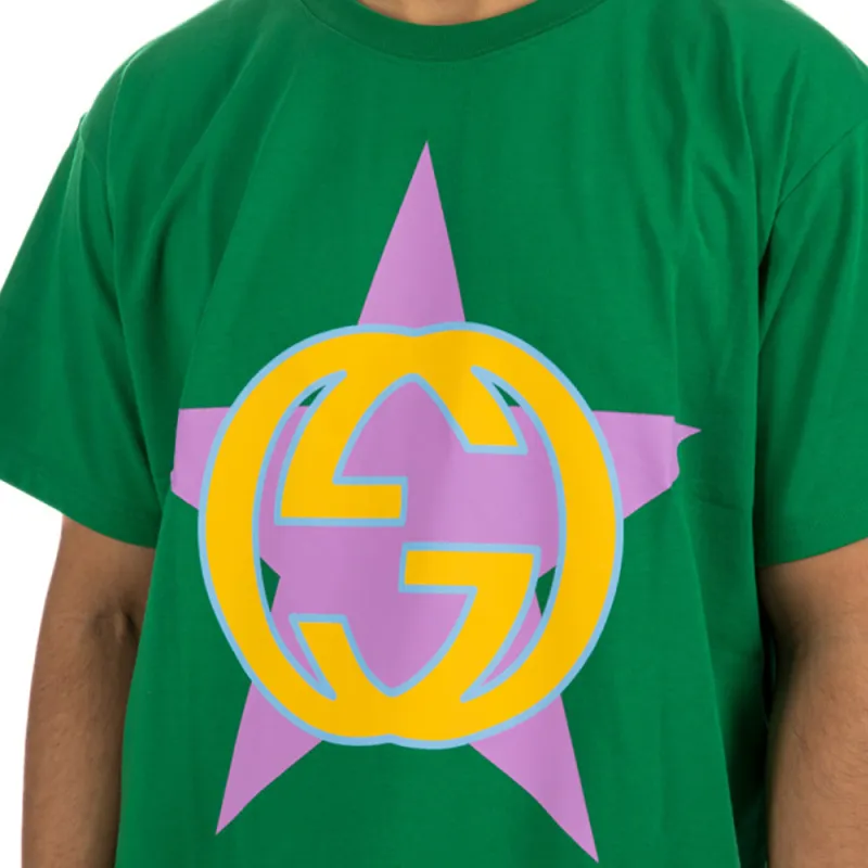 GUCCI Star Interlocking Gg T shirt-6
