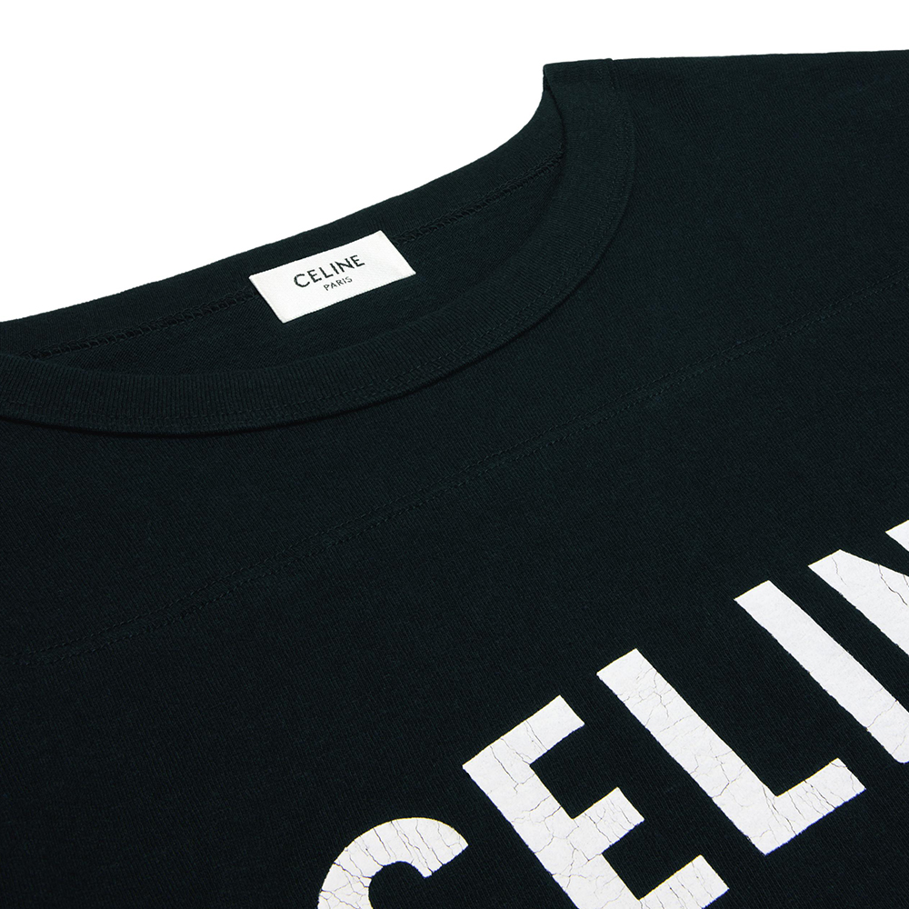 CELINE Paris Boxy T-shirt in Cotton Jersey - POIZON