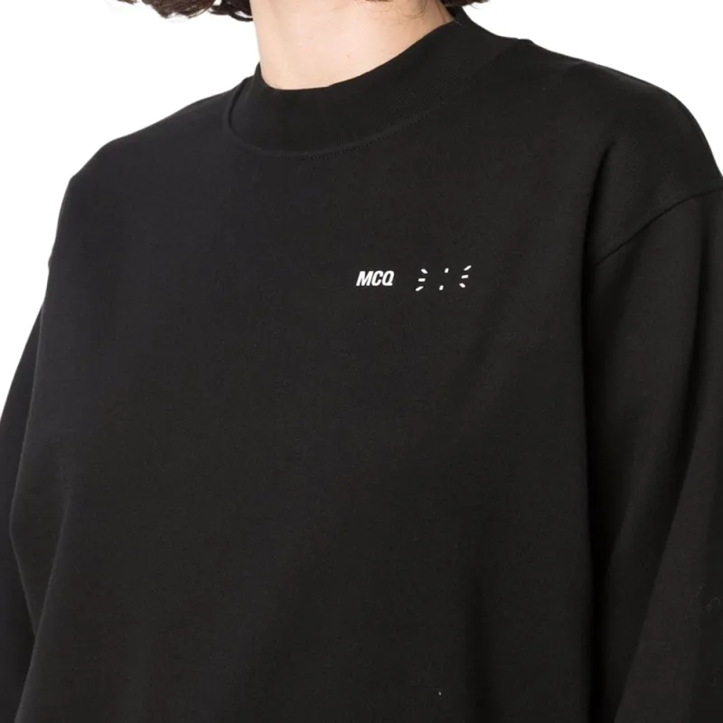 McQ Alexander McQueen Logo print Crew Neck Sweatshirt-4