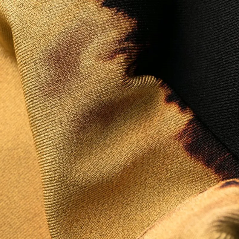 BALMAIN Fire Knit Dress 'Black/Yellow'-5
