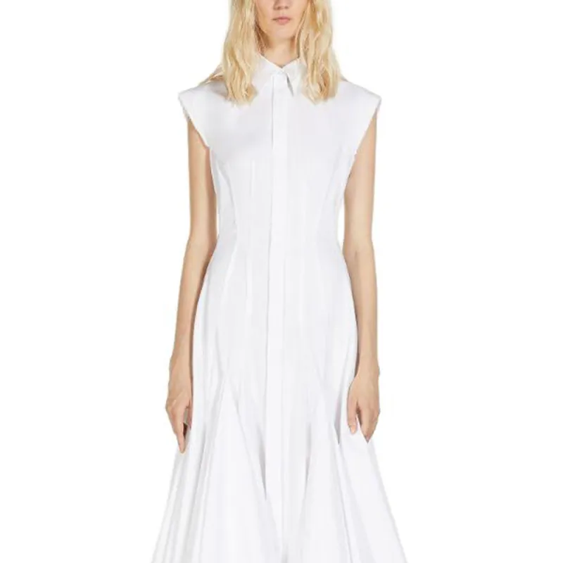 SportMa Sleeveless Dress Women's White-3