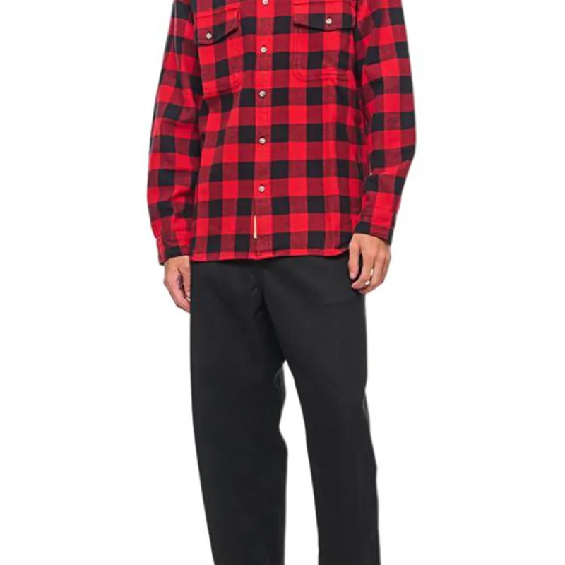 WOOLRICH Checked Pattern Flannel Shirt-3